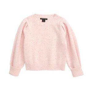 Something Navy Puff Sleeve Sweater